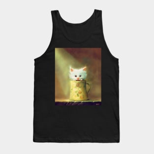 Cat in the vaze Tank Top